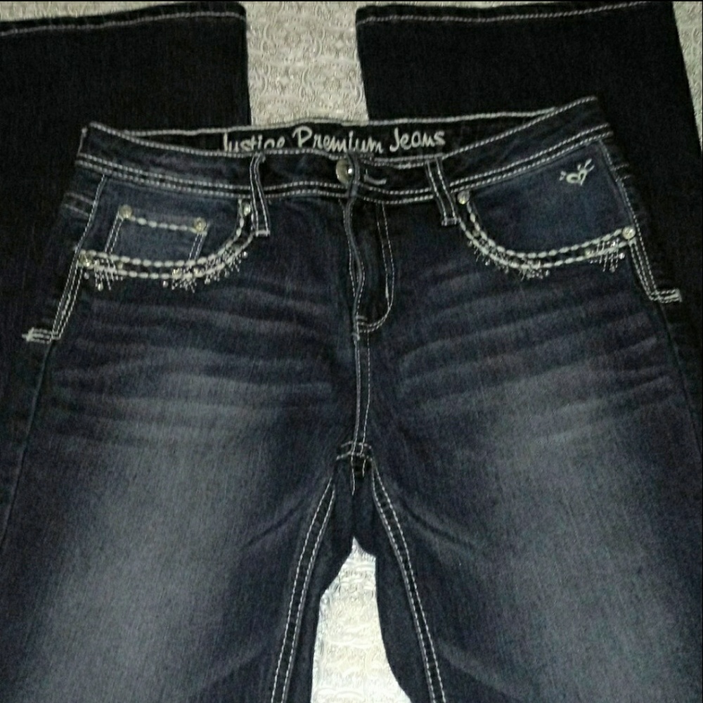 Justice Premium Wide Leg Jeans